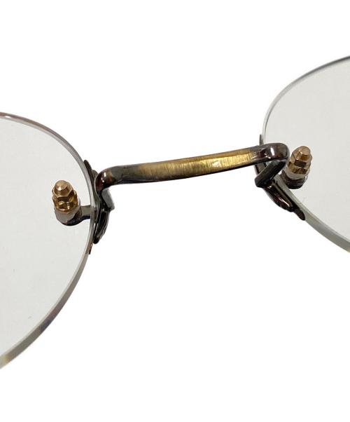 AMIPARIS（アミパリス）AMIPARIS (アミパリス) 伊達眼鏡 ブラウン サイズ:46□21-147の古着・服飾アイテム
