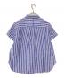 MARGARET HOWELL (マーガレットハウエル) WIDE STRIPE LINEN ブルー×ホワイト サイズ:1：5000円