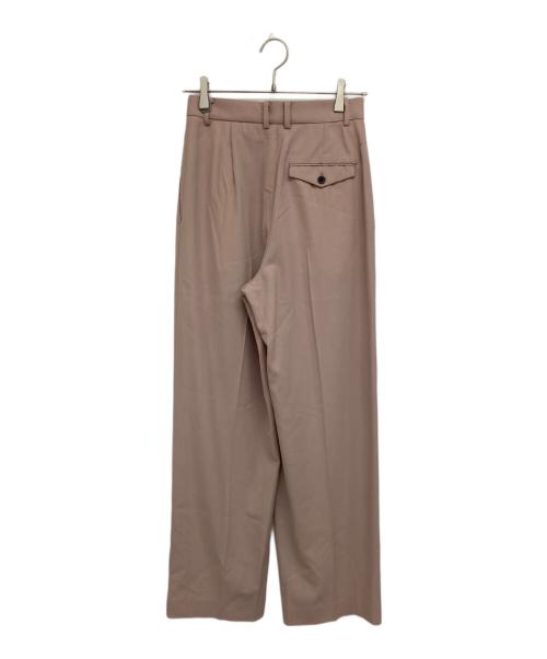 DES PRES（デ プレ）DES PRES (デ プレ) ハイツイストウールギャバジン 2タックテーパードパンツ ベージュ サイズ:34の古着・服飾アイテム