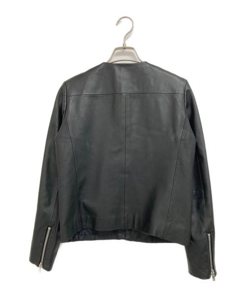 UNITED ARROWS TOKYO（ユナイテッドアローズトウキョウ）UNITED ARROWS TOKYO (ユナイテッドアローズトウキョウ) レザージャケット ブラック サイズ:38の古着・服飾アイテム