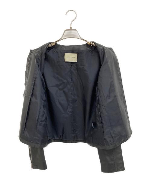 UNITED ARROWS TOKYO（ユナイテッドアローズトウキョウ）UNITED ARROWS TOKYO (ユナイテッドアローズトウキョウ) レザージャケット ブラック サイズ:38の古着・服飾アイテム