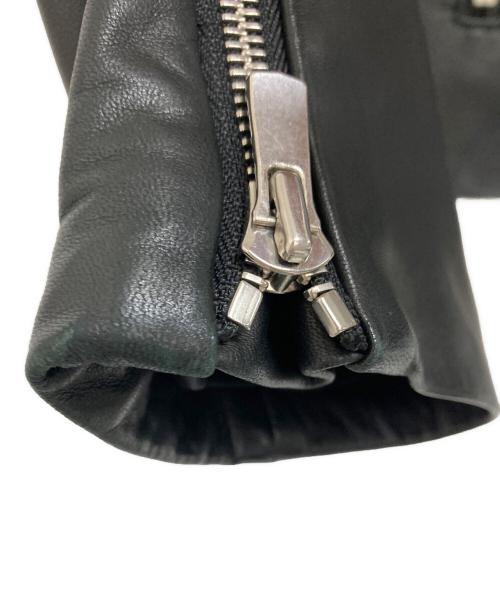 UNITED ARROWS TOKYO（ユナイテッドアローズトウキョウ）UNITED ARROWS TOKYO (ユナイテッドアローズトウキョウ) レザージャケット ブラック サイズ:38の古着・服飾アイテム