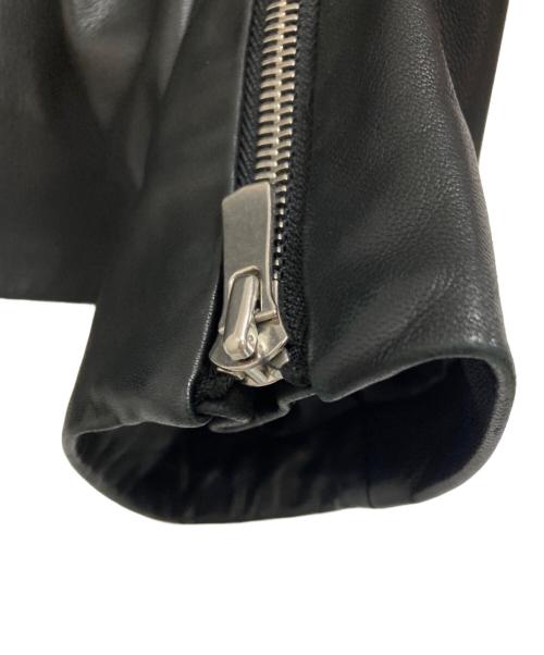 UNITED ARROWS TOKYO（ユナイテッドアローズトウキョウ）UNITED ARROWS TOKYO (ユナイテッドアローズトウキョウ) レザージャケット ブラック サイズ:38の古着・服飾アイテム