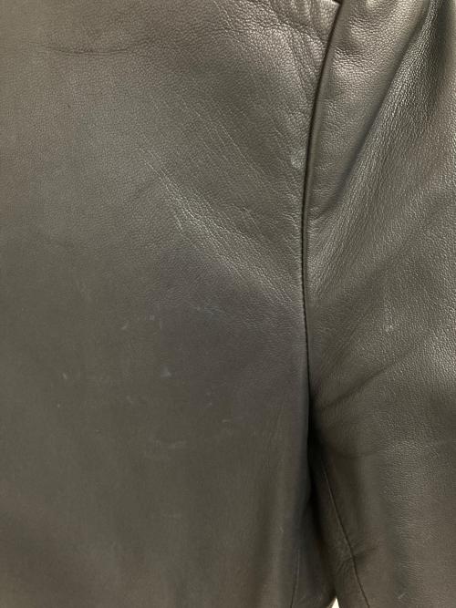 UNITED ARROWS TOKYO（ユナイテッドアローズトウキョウ）UNITED ARROWS TOKYO (ユナイテッドアローズトウキョウ) レザージャケット ブラック サイズ:38の古着・服飾アイテム