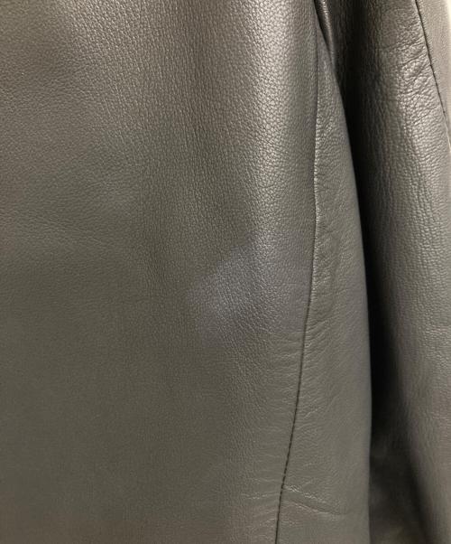 UNITED ARROWS TOKYO（ユナイテッドアローズトウキョウ）UNITED ARROWS TOKYO (ユナイテッドアローズトウキョウ) レザージャケット ブラック サイズ:38の古着・服飾アイテム