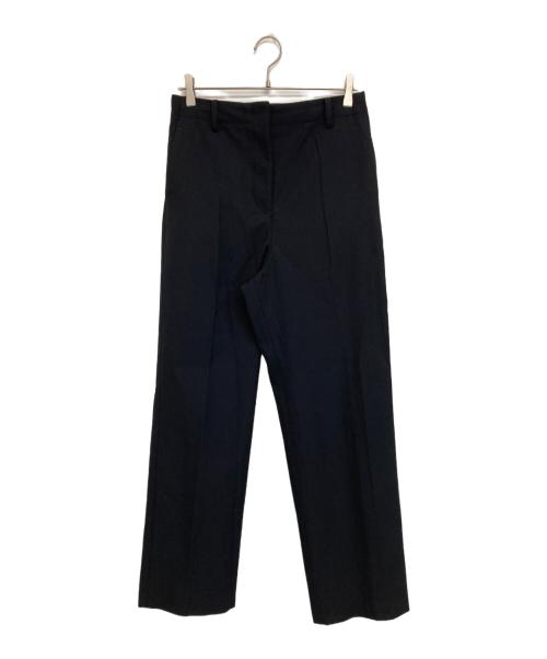 BACCA（バッカ）BACCA (バッカ) ウールレーヨンツイルトラウザーズ ブラック サイズ:36の古着・服飾アイテム