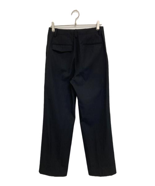 BACCA（バッカ）BACCA (バッカ) ウールレーヨンツイルトラウザーズ ブラック サイズ:36の古着・服飾アイテム