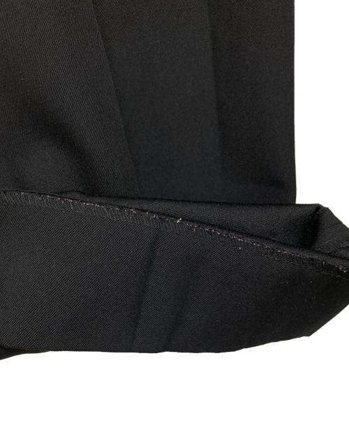 BACCA（バッカ）BACCA (バッカ) ウールレーヨンツイルトラウザーズ ブラック サイズ:36の古着・服飾アイテム