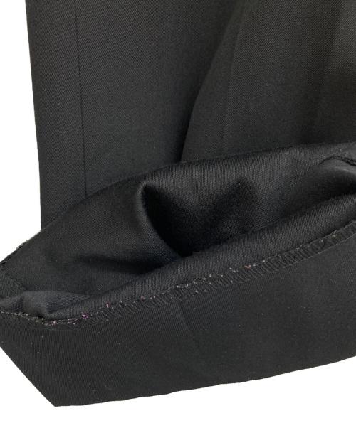 BACCA（バッカ）BACCA (バッカ) ウールレーヨンツイルトラウザーズ ブラック サイズ:36の古着・服飾アイテム