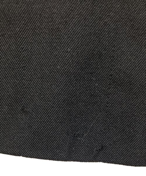 BACCA（バッカ）BACCA (バッカ) ウールレーヨンツイルトラウザーズ ブラック サイズ:36の古着・服飾アイテム