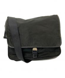 PRADA（プラダ）の古着「ナイロンショルダーバッグ」｜ブラック