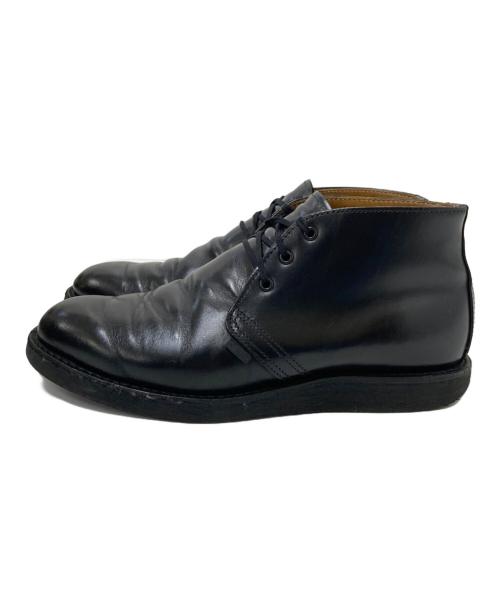 RED WING（レッドウィング）RED WING (レッドウィング) ポストマン チャッカ ブラック サイズ:27.0cmの古着・服飾アイテム