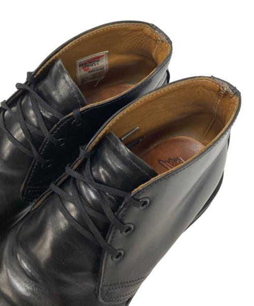 RED WING（レッドウィング）RED WING (レッドウィング) ポストマン チャッカ ブラック サイズ:27.0cmの古着・服飾アイテム