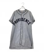 SPORTS EQUIPMENT CENTERスポーツエクイップメントセンター）の古着「ヴィンテージベースボールシャツ」｜グレー