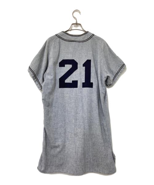 SPORTS EQUIPMENT CENTER（スポーツエクイップメントセンター）SPORTS EQUIPMENT CENTER (スポーツエクイップメントセンター) ヴィンテージベースボールシャツ グレー サイズ:44の古着・服飾アイテム