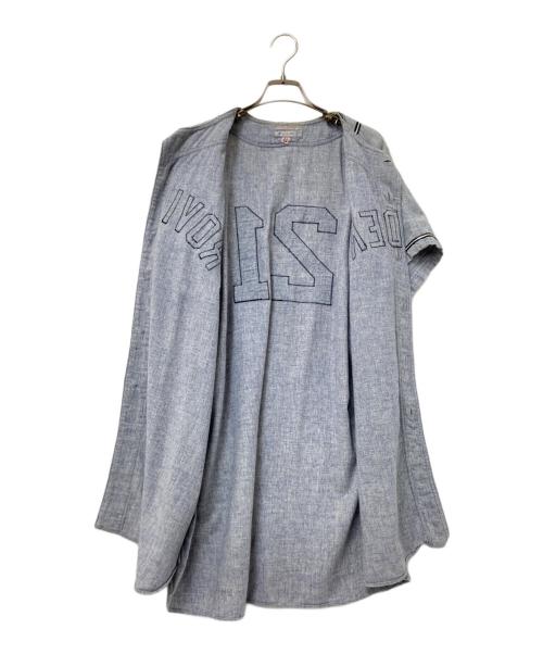 SPORTS EQUIPMENT CENTER（スポーツエクイップメントセンター）SPORTS EQUIPMENT CENTER (スポーツエクイップメントセンター) ヴィンテージベースボールシャツ グレー サイズ:44の古着・服飾アイテム