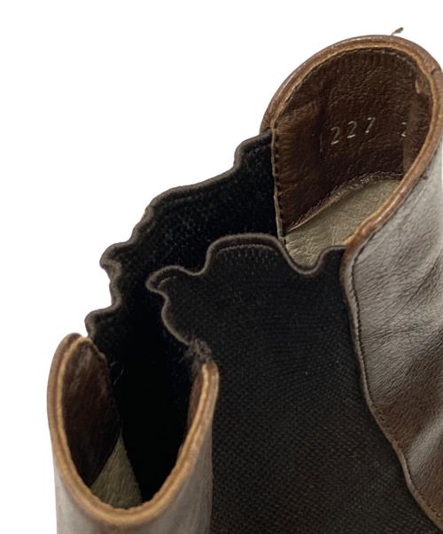 MARGARET HOWELL idea（マーガレット ハウエル アイディア）MARGARET HOWELL idea (マーガレット ハウエル アイディア) サイドゴアブーツ ブラウン サイズ:24.0㎝の古着・服飾アイテム