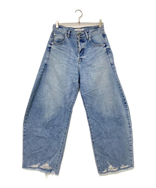 Whim Gazette（ウィムガゼット）Whim Gazette (ウィムガゼット) ラインカーブDENIM インディゴ サイズ:38の古着・服飾アイテム