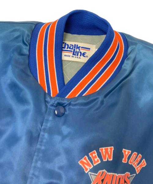 Chalk Line（チョークライン）Chalk Line (チョークライン) スタジャン ブルー サイズ:Lの古着・服飾アイテム