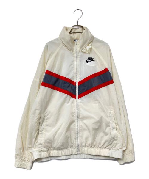NIKE（ナイキ）NIKE (ナイキ) NSW HBR-S ウーブン LND フーディ ジャケット アイボリー サイズ:XLの古着・服飾アイテム