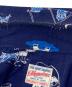 中古・古着 MOMOTARO JEANS (桃太郎ジーンズ) 桃太郎柄ハワイアンシャツ ブルー サイズ:40：5000円