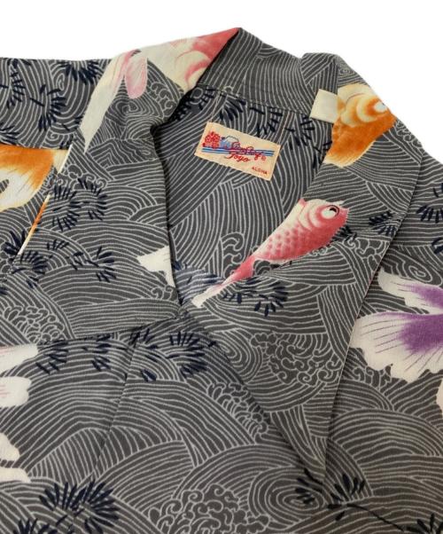 Sun Surf（サンサーフ）Sun Surf (サンサーフ) S/S RAYON HAWAIIAN SHIRT “GOLD FISH” ブラック サイズ:Mの古着・服飾アイテム