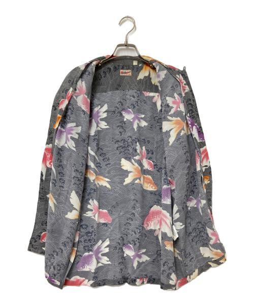 Sun Surf（サンサーフ）Sun Surf (サンサーフ) S/S RAYON HAWAIIAN SHIRT “GOLD FISH” ブラック サイズ:Mの古着・服飾アイテム