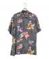 Sun Surf（サンサーフ）の古着「S/S RAYON HAWAIIAN SHIRT “GOLD FISH”」｜ブラック