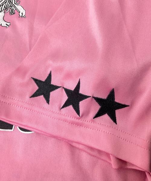 stussy（ステューシー）stussy (ステューシー) フットボールTシャツ ピンク サイズ:Lの古着・服飾アイテム