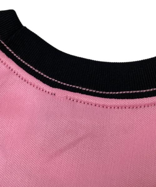 stussy（ステューシー）stussy (ステューシー) フットボールTシャツ ピンク サイズ:Lの古着・服飾アイテム