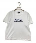 A.P.C.アーペーセー）の古着「ロゴ刺繍Tシャツ」｜ホワイト