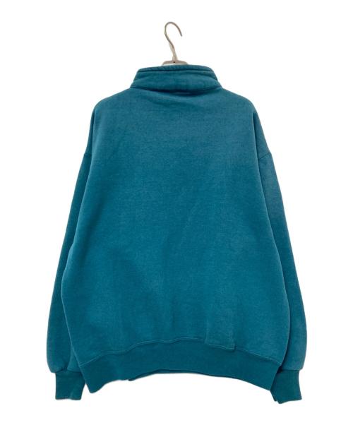 JERZEES（ジャージーズ）JERZEES (ジャージーズ) 80‘sハーフジップスウェット グリーン サイズ:Lの古着・服飾アイテム