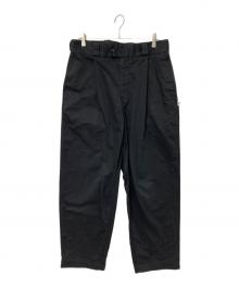 CAHLUMN（カウラム）の古着「タックパンツ」｜ブラック