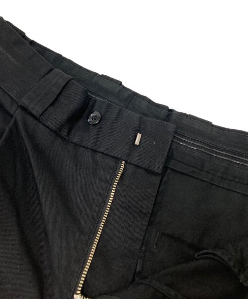 CAHLUMN（カウラム）CAHLUMN (カウラム) タックパンツ ブラック サイズ:XXLの古着・服飾アイテム
