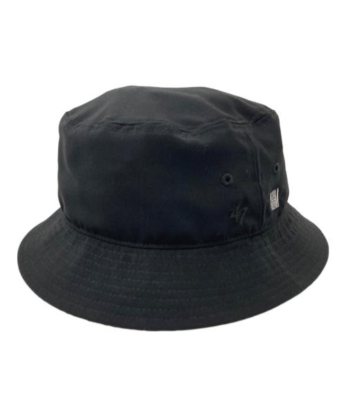 47BRAND（フォーティーセブンブランド）47BRAND (フォーティーセブンブランド) N.HOOLYWOOD COMPILE (エヌ.ハリウッドコンパイル) コラボバケットハット ブラック サイズ:ONE SIZE 未使用品の古着・服飾アイテム