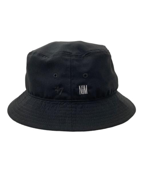 47BRAND（フォーティーセブンブランド）47BRAND (フォーティーセブンブランド) N.HOOLYWOOD COMPILE (エヌ.ハリウッドコンパイル) コラボバケットハット ブラック サイズ:ONE SIZE 未使用品の古着・服飾アイテム