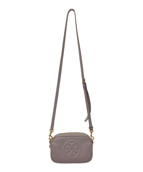 TORY BURCH（トリーバーチ）TORY BURCH (トリーバーチ) ロゴショルダーバッグ グレー サイズ:下記参照の古着・服飾アイテム