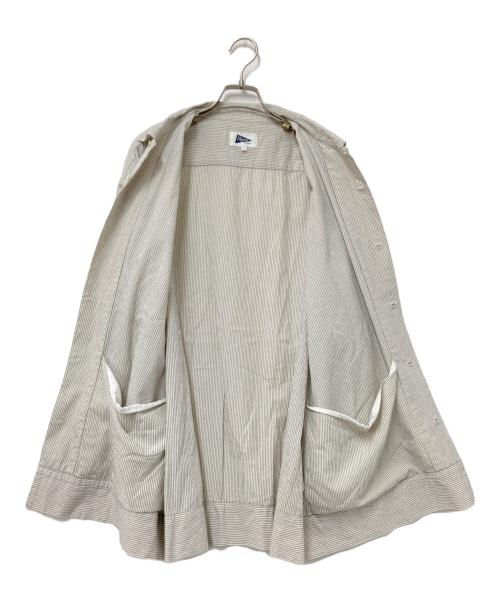 Pilgrim Surf+Supply（ピルグリム サーフサプライ）Pilgrim Surf+Supply (ピルグリム サーフサプライ) Claude Short Sleeve Shirt ホワイト×ネイビー サイズ:Lの古着・服飾アイテム