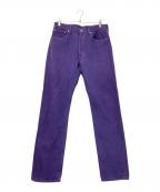 LEVI'Sリーバイス）の古着「501カラーデニムパンツ」｜パープル