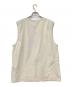 filmelange (フィルメランジェ) Air Spinning Tenjikuノースリーブカットソー アイボリー サイズ:3 未使用品：5000円