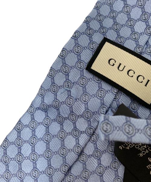 GUCCI（グッチ）GUCCI (グッチ) ネクタイ ブルー サイズ:下記参照の古着・服飾アイテム