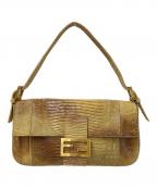 FENDIフェンディ）の古着「ショルダーバッグ」｜ブラウン×ベージュ