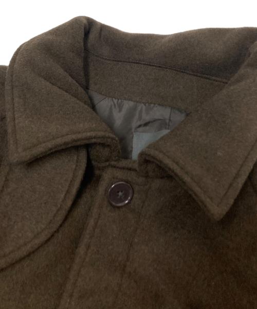 Casper John AIVER（キャスパージョンアイバー）Casper John AIVER (キャスパージョンアイバー) W70ラムタッチウールショートバルマカーンコート ブラウン サイズ:Mの古着・服飾アイテム