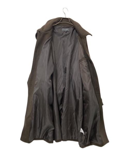 Casper John AIVER（キャスパージョンアイバー）Casper John AIVER (キャスパージョンアイバー) W70ラムタッチウールショートバルマカーンコート ブラウン サイズ:Mの古着・服飾アイテム