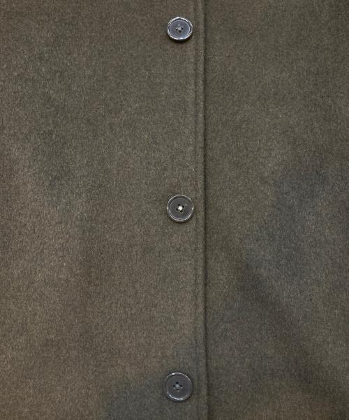 Casper John AIVER（キャスパージョンアイバー）Casper John AIVER (キャスパージョンアイバー) W70ラムタッチウールショートバルマカーンコート ブラウン サイズ:Mの古着・服飾アイテム