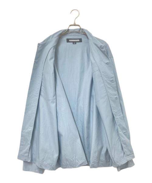 NEIGHBORHOOD（ネイバーフッド）NEIGHBORHOOD (ネイバーフッド) CLASSIC WORK SHIRT LS-2 ブルー サイズ:Lの古着・服飾アイテム