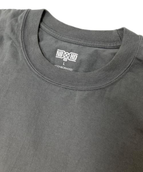 NEIGHBORHOOD（ネイバーフッド）NEIGHBORHOOD (ネイバーフッド) BOUNTY HUNTER (バウンティハンター) コラボロングスリーブカットソー グレー サイズ:Lの古着・服飾アイテム