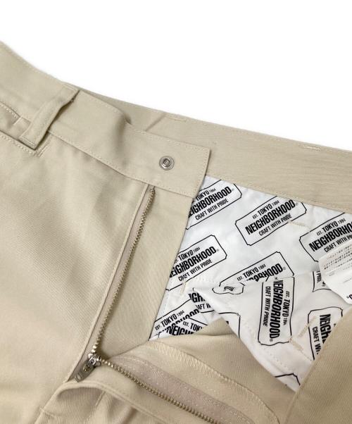 NEIGHBORHOOD（ネイバーフッド）NEIGHBORHOOD (ネイバーフッド) WP WIDE PANTS ベージュ サイズ:Lの古着・服飾アイテム