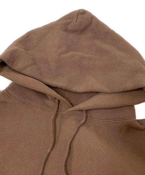 Champion REVERSE WEAVE（チャンピオン リバース ウィーブ）Champion REVERSE WEAVE (チャンピオン リバース ウィーブ) フーデッドスウェットシャツ ブラウン サイズ:XLの古着・服飾アイテム