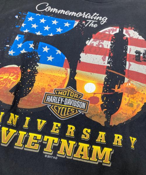 HARLEY-DAVIDSON（ハーレーダビッドソン）HARLEY-DAVIDSON (ハーレーダビッドソン) プリントTシャツ ブラック サイズ:下記参照の古着・服飾アイテム